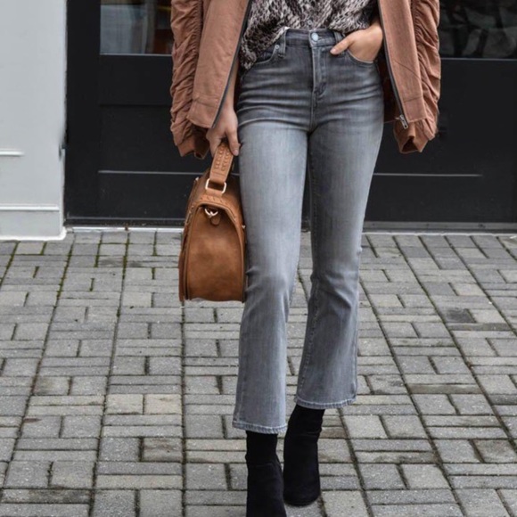 Blank NYC Denim - NWT BlankNYC Vandam High Rise Crop Kick Flare Grey